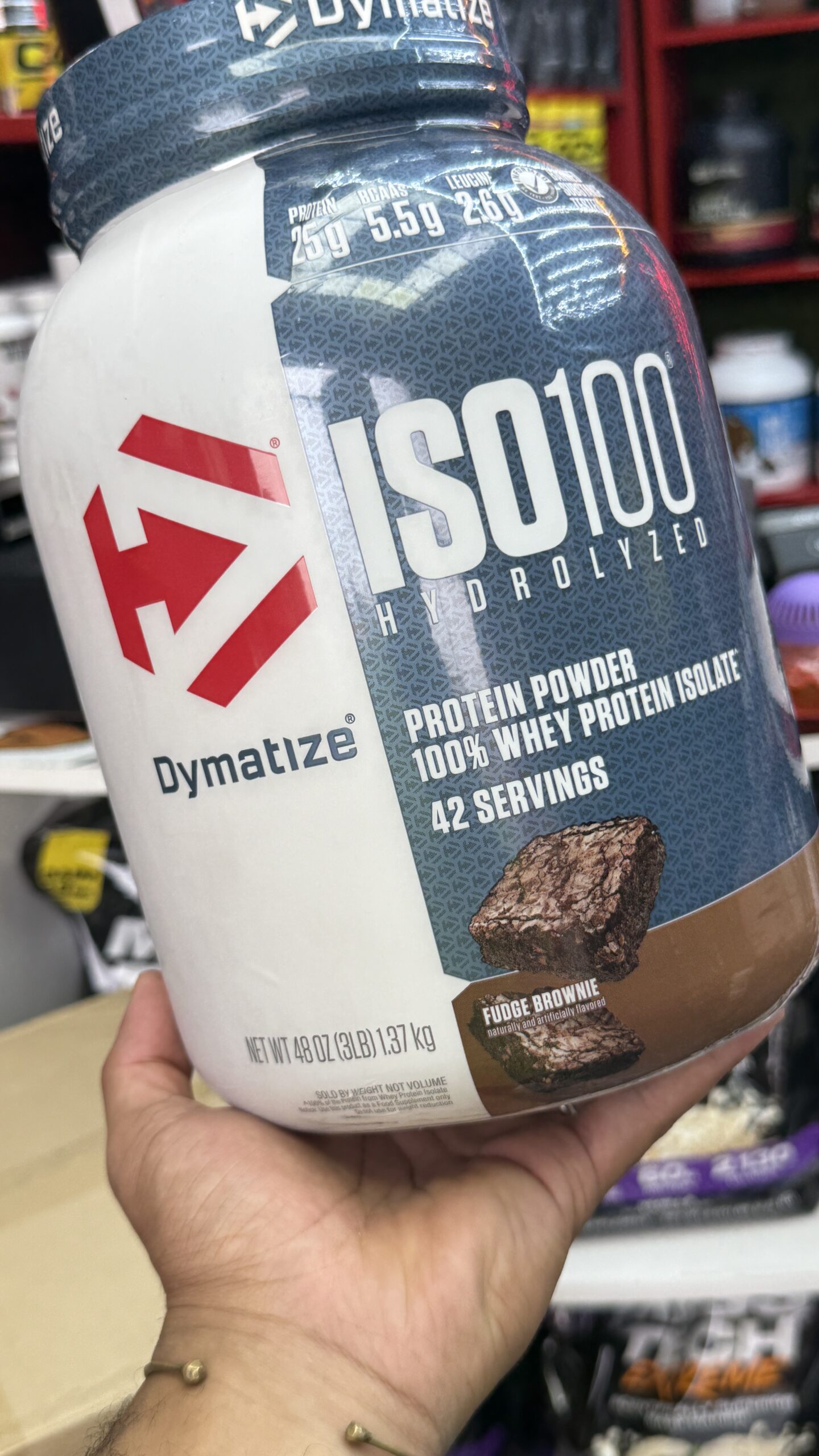 ISO 100 1.37 kg 100% Whey Protein Isolate Hydro